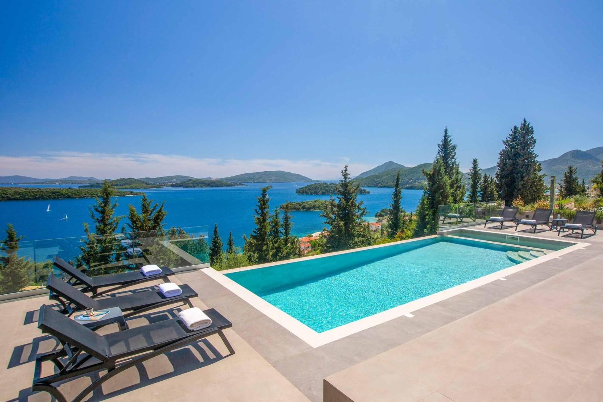 Villa Ino Lefkas Нидри Экстерьер фото