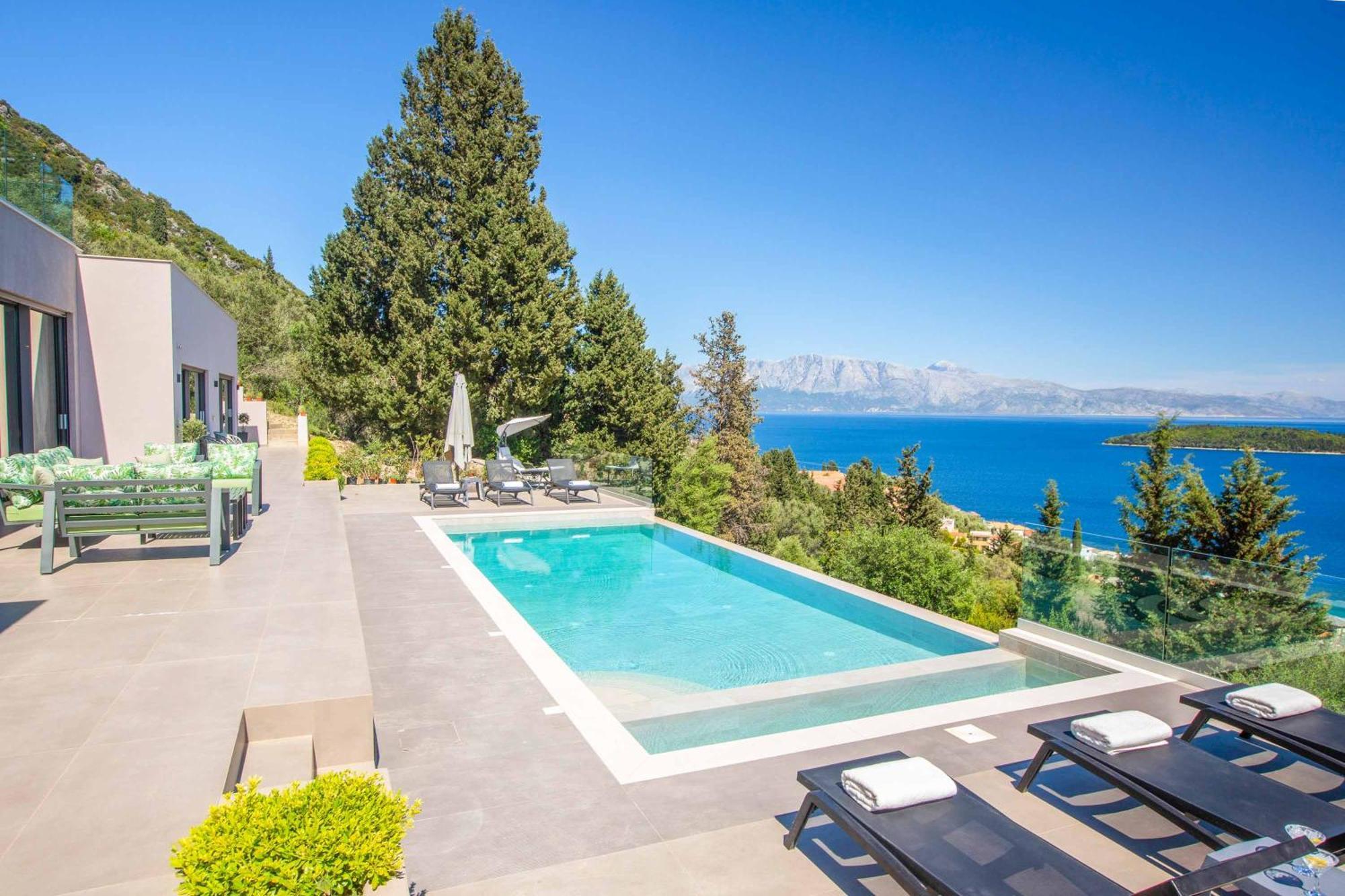 Villa Ino Lefkas Нидри Экстерьер фото