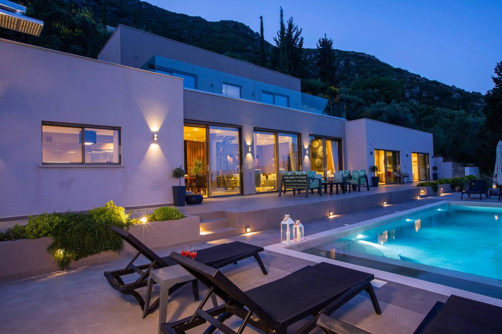 Villa Ino Lefkas Нидри Экстерьер фото
