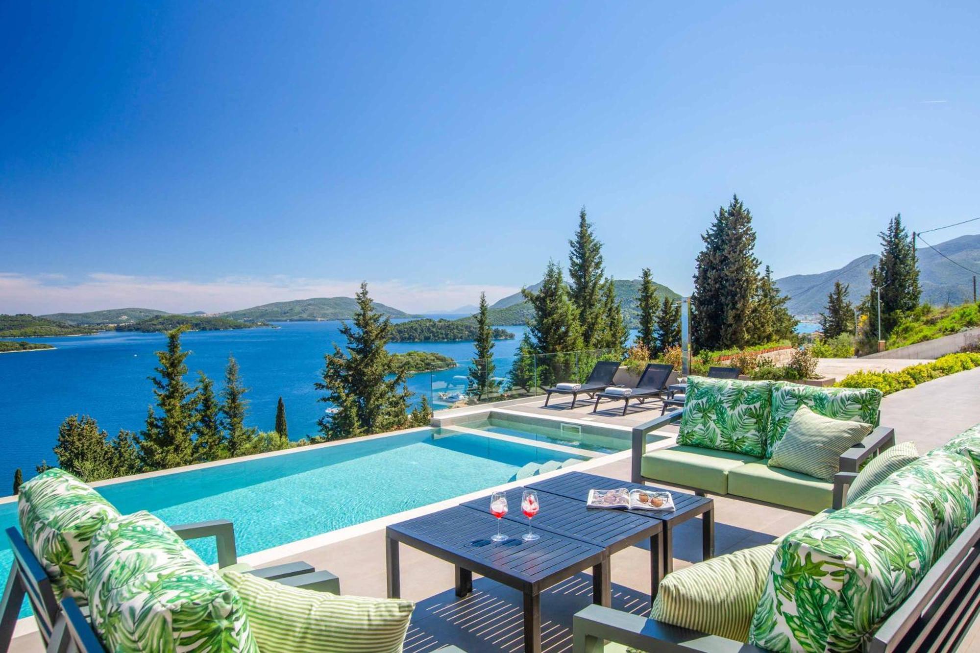 Villa Ino Lefkas Нидри Экстерьер фото