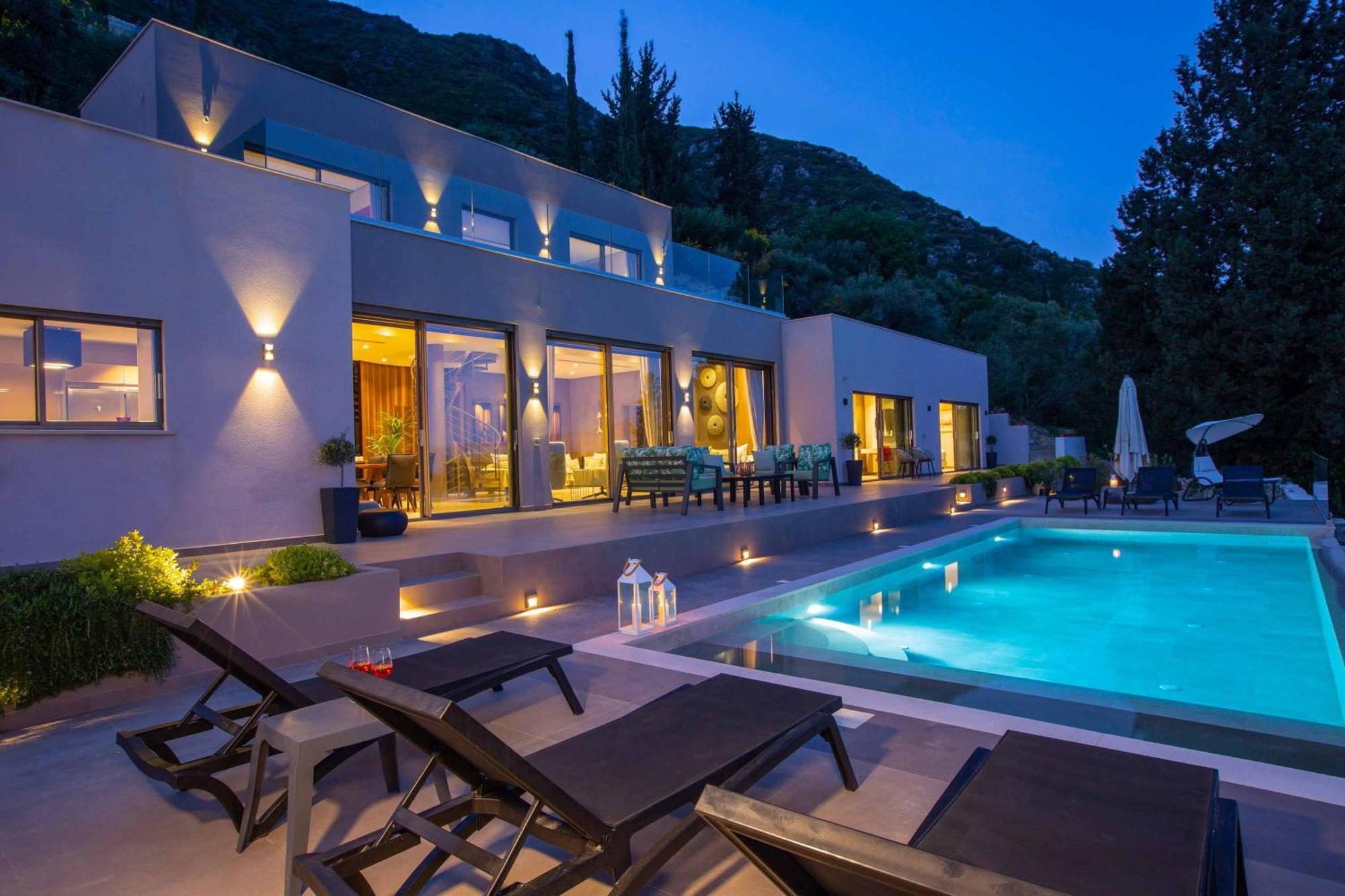 Villa Ino Lefkas Нидри Экстерьер фото